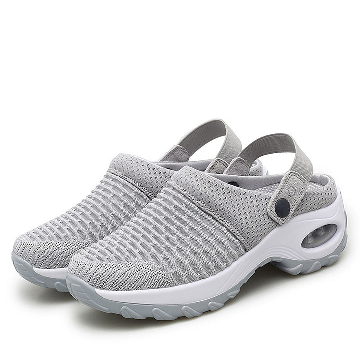 Unisex Atmungsaktive Mesh-Clogs mit verstellbarem Fersenriemen und rutschfester Sohle Drune