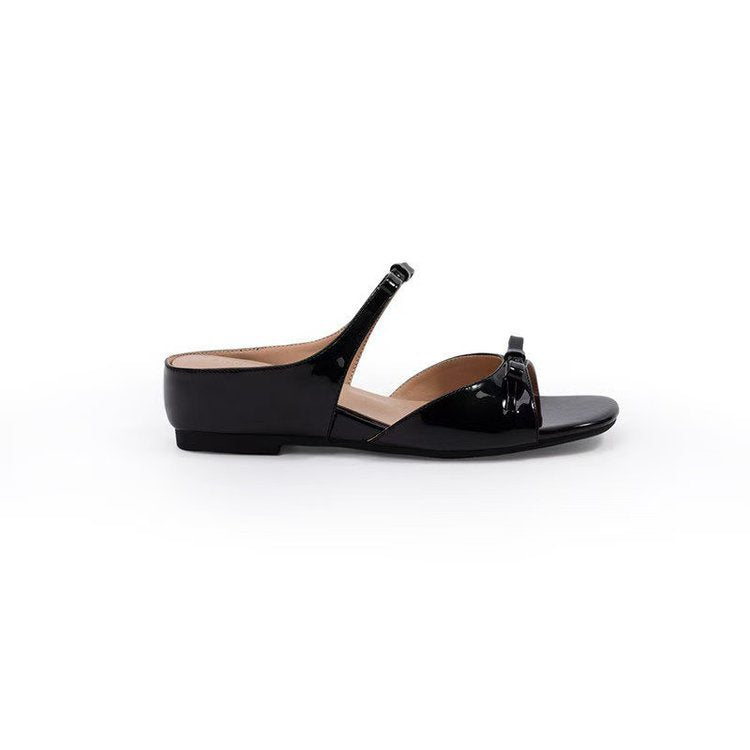 Damen elegante Sling-Pantoletten mit verstellbarem Riemen und komfortablem Fußbett Drune