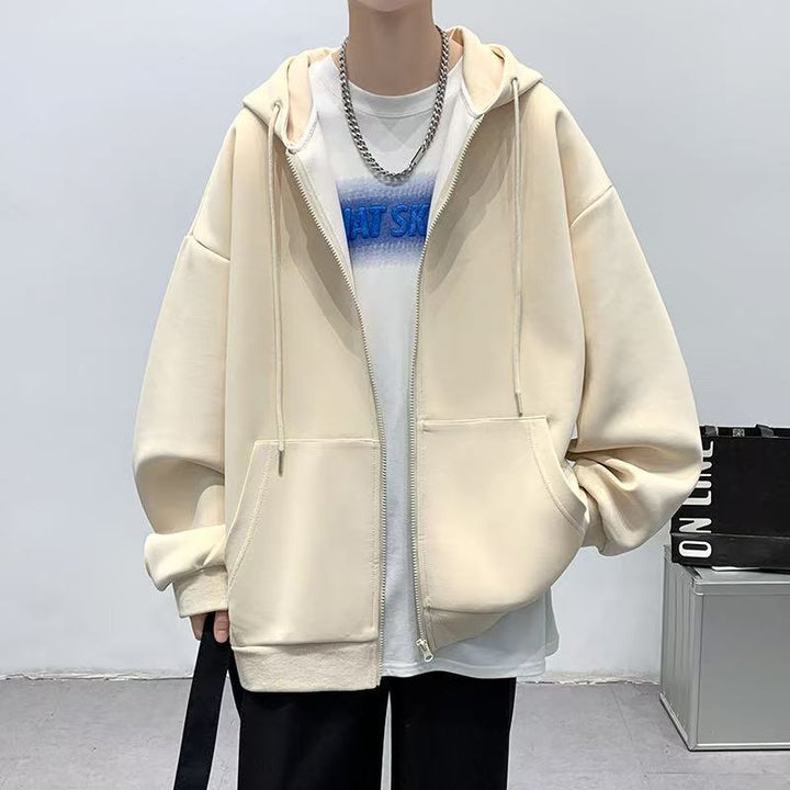 Unisex Bequeme Kapuzenjacke mit seitlichen Taschen Drune