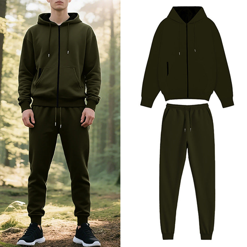 Herren sportlicher Hoodie und Jogginghose Set Drune