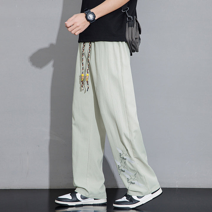 Herren Entspannte Pluderhose mit verstellbarem Bund Drune