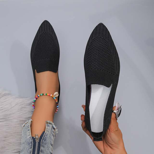 Drune | Mesh-Schuhe Mit Spitzer Spitze