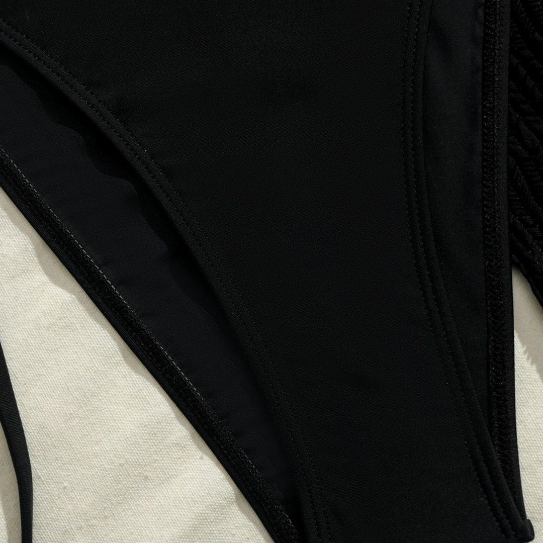 Damen Bikini-Set mit verstellbaren Trägern und Raffung Drune