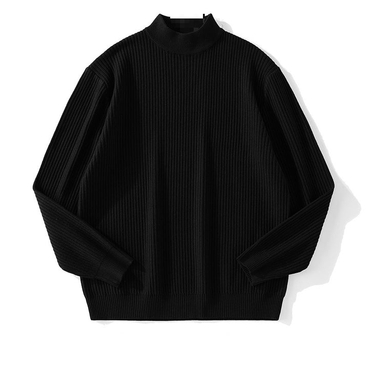 Herren Feinstrickpullover mit Stehkragen Drune