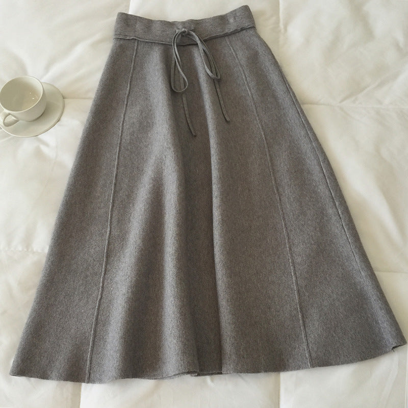 Damen Maxirock mit weichem Material und praktischem Kordelzug Drune