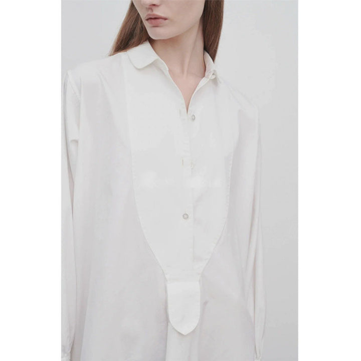 Damen elegantes und lockeres Hemdkleid Drune