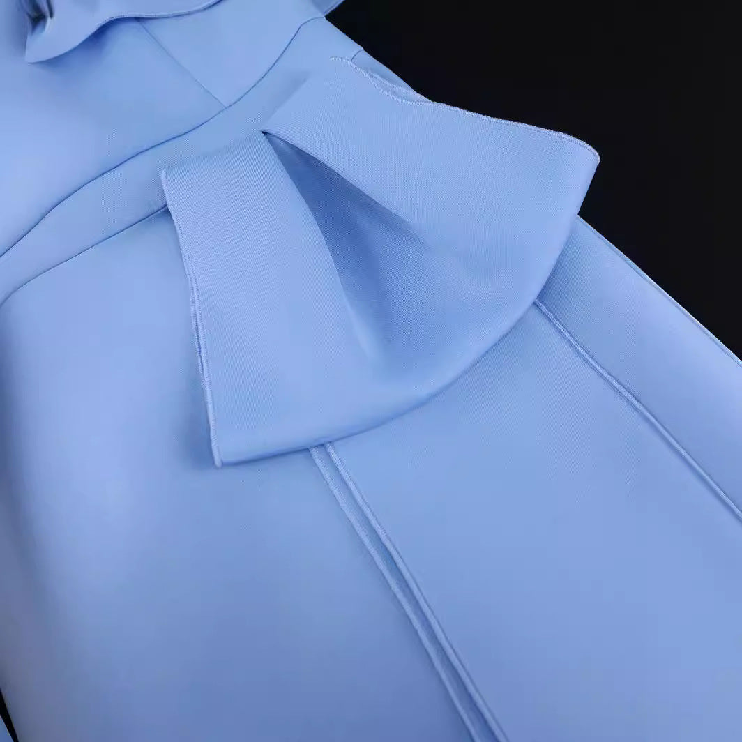Damen figurbetontes Kleid mit schulterfreiem Design und drapiertem Detail Drune