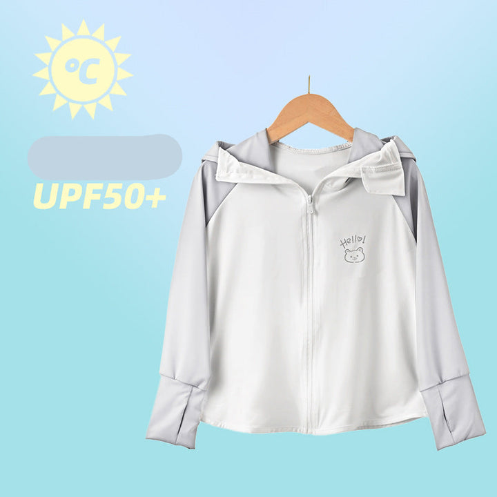 Damen Leichte Sportjacke mit Kapuze und verspieltem Tierdesign Drune