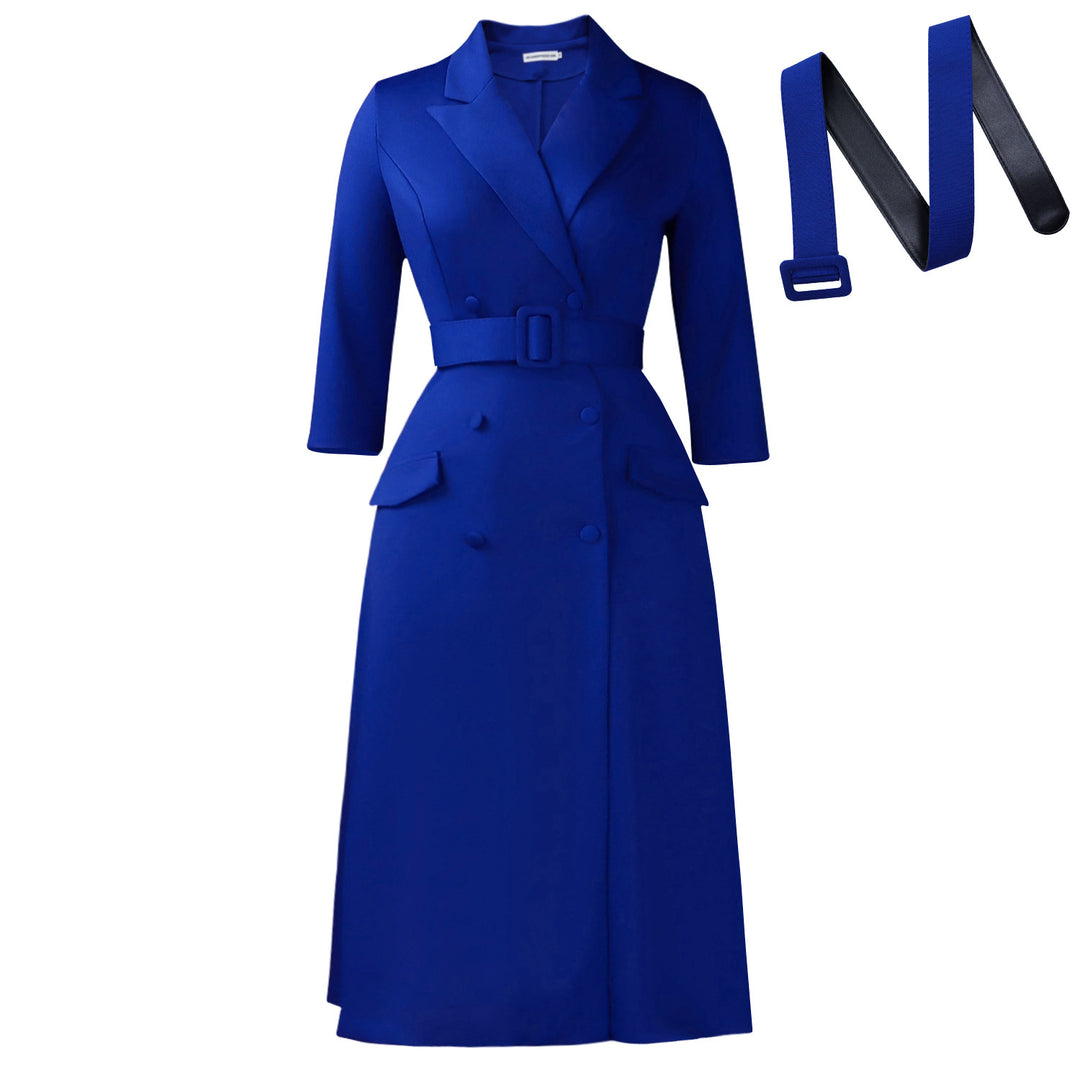 Damen Blazer Kleid mit tailliertem Schnitt und eleganten Details Drune
