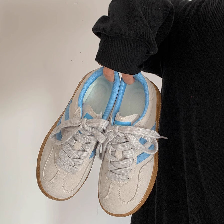 Damen Sneakers mit weichem Obermaterial und trendigen Farbakzenten Drune