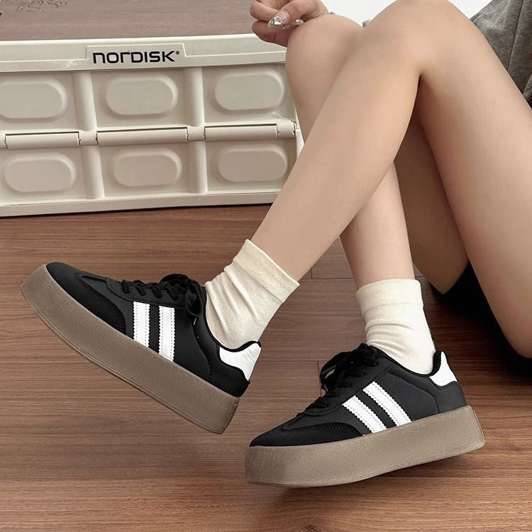 Damen Sneakers mit atmungsaktivem Obermaterial und rutschfester Laufsohle Drune