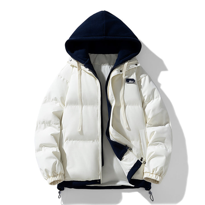 Damen Stepp-Kapuzenjacke mit weichem Teddyfleece-Innenfutter, verstellbarem Saum und elastischen Bündchen Drune