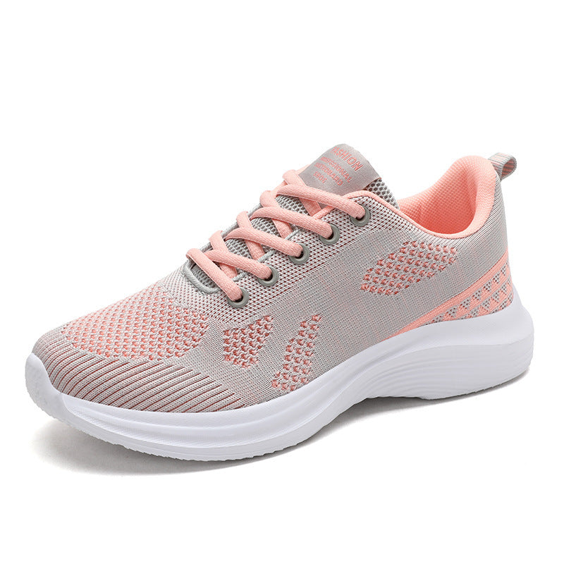 Damen nan leichte Laufschuhe mit atmungsaktivem Strickobermaterial und viskoelastischer Komfortsohle Drune