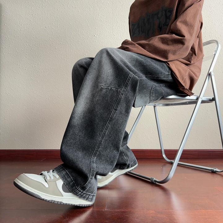 Herren Lässige und weite Jeans Drune