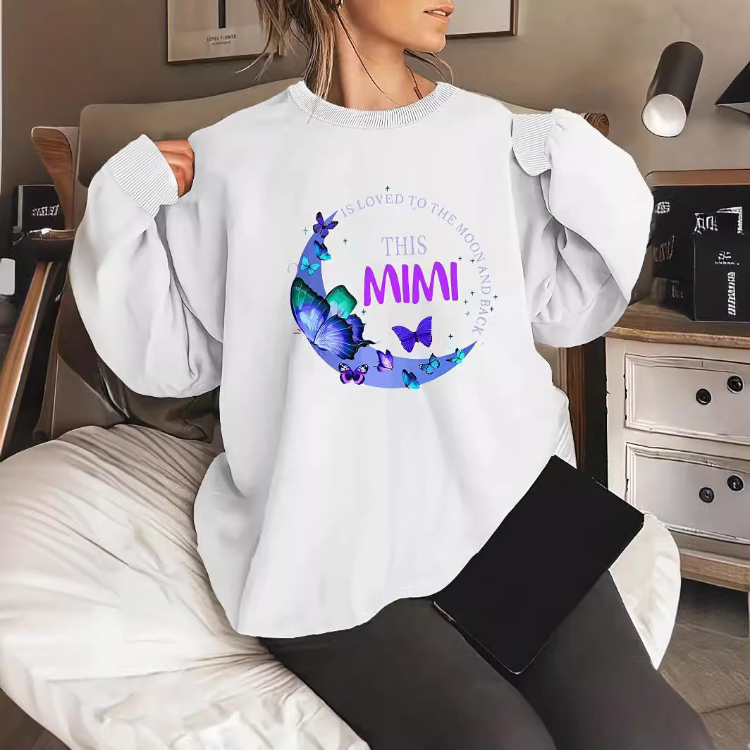 Damen Grafischer Sweatshirt Drune