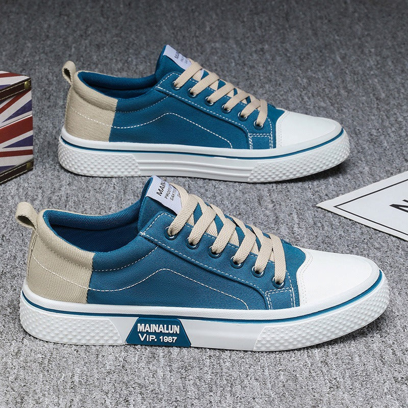 Herren Sportliche Sneakers mit kontrastierenden Einsätzen Drune