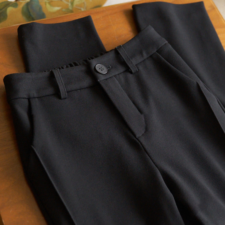 Damen Hoch taillierte Freizeit-Hose Drune