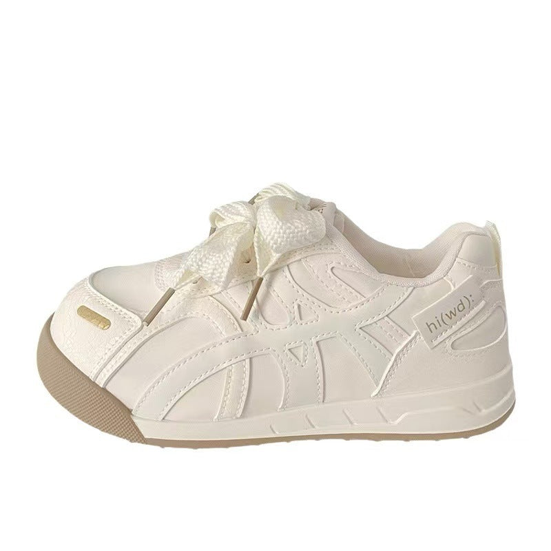 Damen Sportliche Sneakers mit verspielten Schnürdetails und modischem Obermaterial Drune