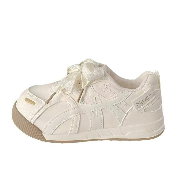 Damen Sportliche Sneakers mit verspielten Schnürdetails und modischem Obermaterial Drune