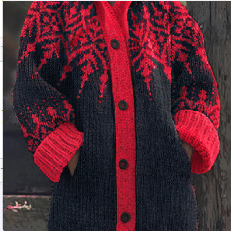 Drune | Streifenmuster-Cardigan