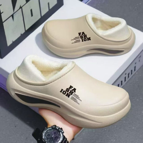 Damen Gefütterte Thermo‑Clogs aus leichtem EVA mit Teddyfutter und dämpfender Komfortsohle Drune