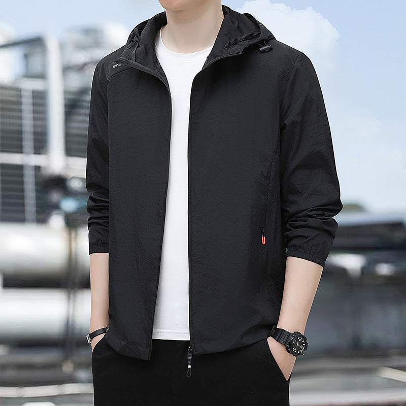 Herren Leichte wasserdichte Windjacke Drune