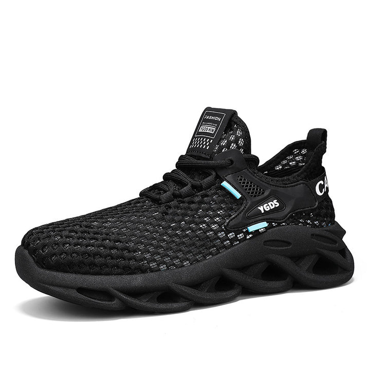 Herren Atmungsaktiver Knit-Sneaker mit elastischem Einstieg und skulpturaler Hohlkammer-Sohle Drune