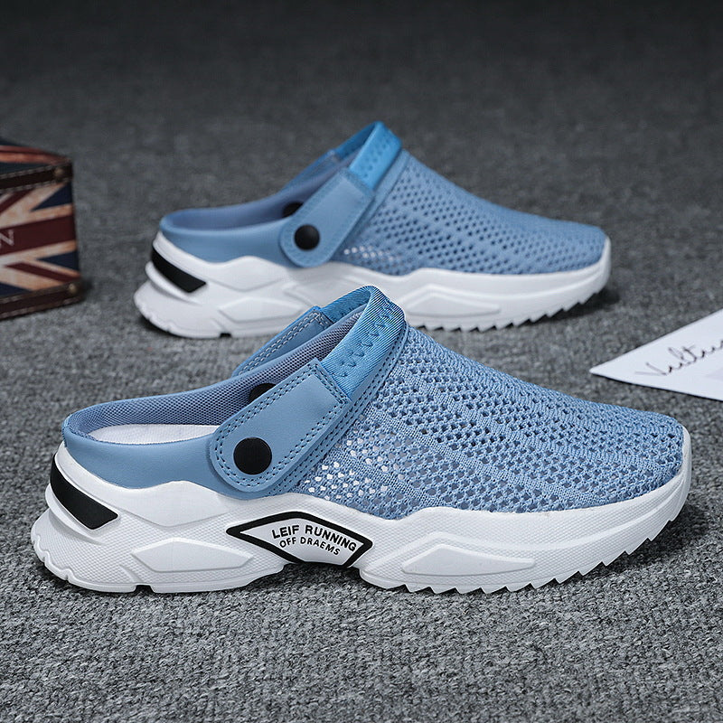 Damen Atmungsaktive Clogs mit rutschfester Sohle und flexiblem Obermaterial Drune