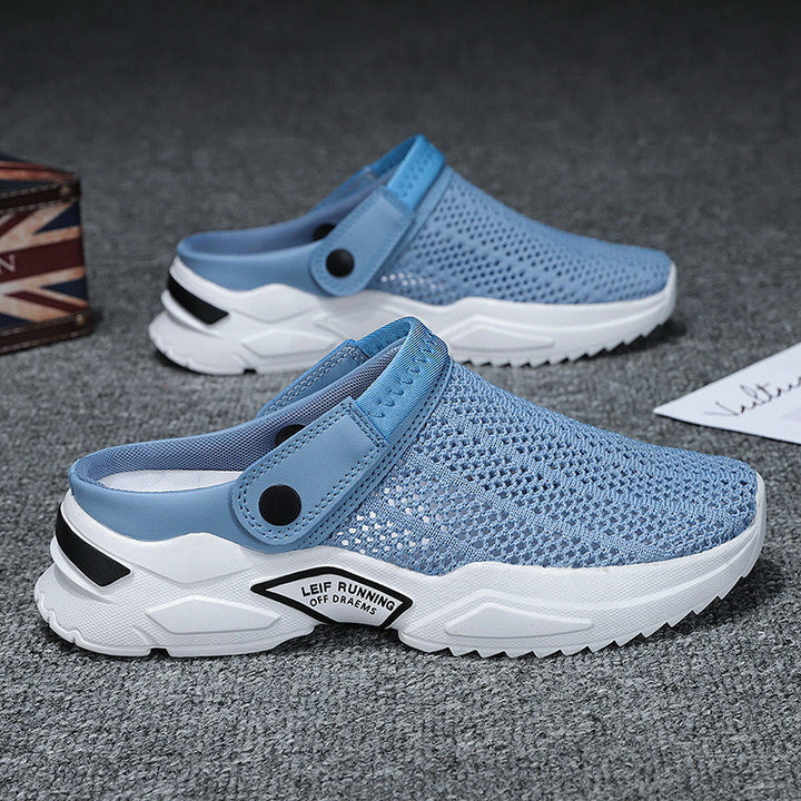 Damen Atmungsaktive Clogs mit rutschfester Sohle und flexiblem Obermaterial Drune