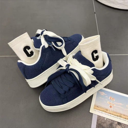 Damen Sneakers aus hochwertigem Textil mit komfortabler Innensohle Drune