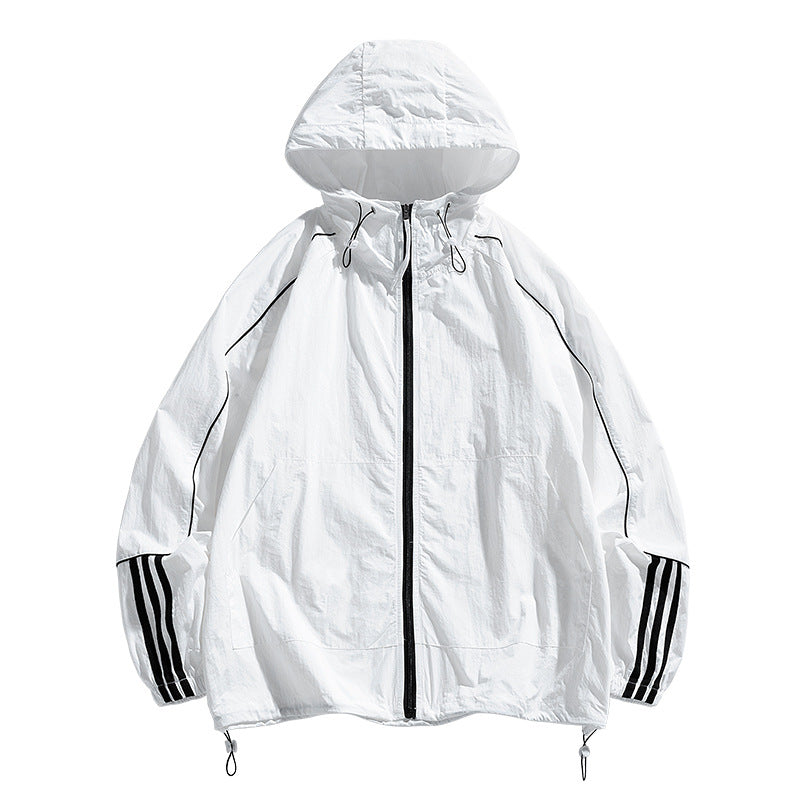 Damen Leichte Sportjacke mit Kapuze