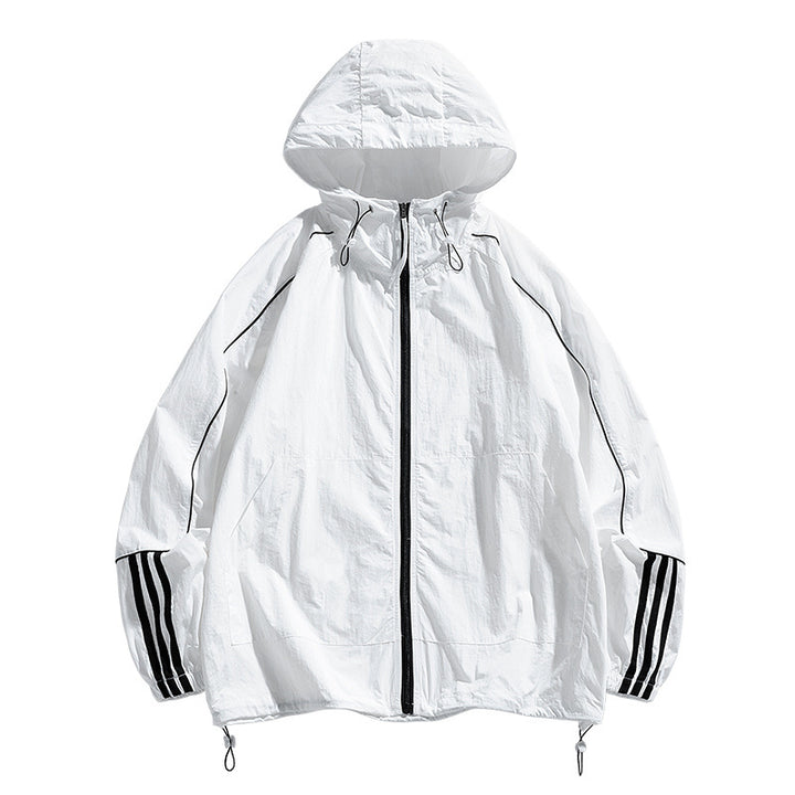 Damen Leichte Sportjacke mit Kapuze