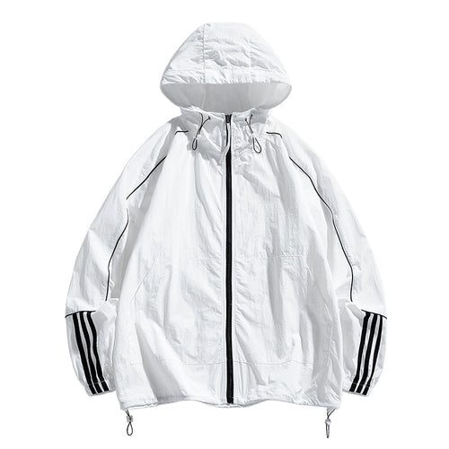 Damen Leichte Sportjacke mit Kapuze