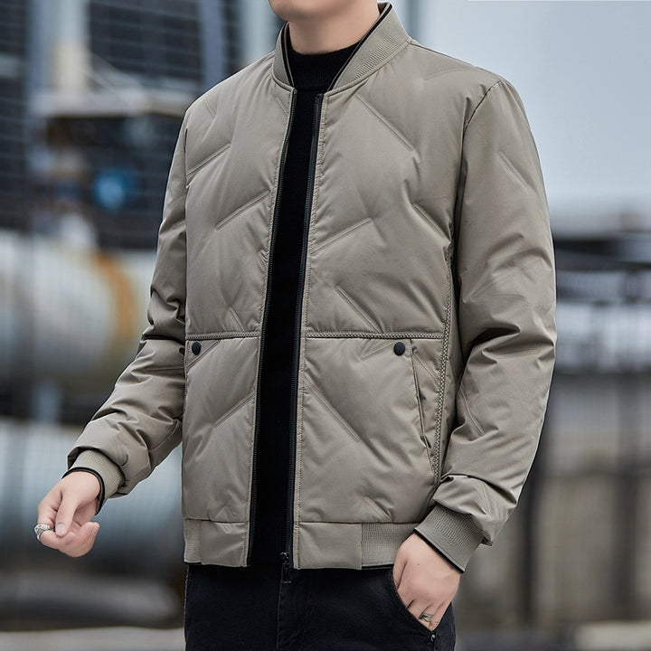 Herren Wattierte Blousonjacke mit Stehkragen Drune