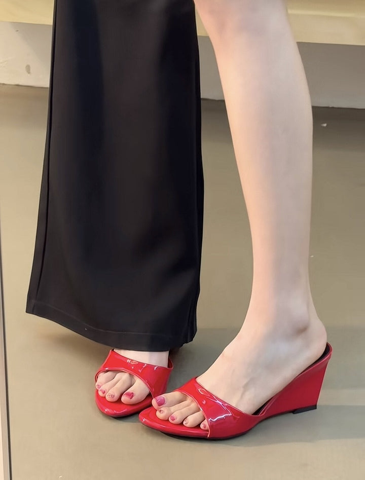 Damen Wedge-Sandalen mit elegantem Riemchen-Design Drune