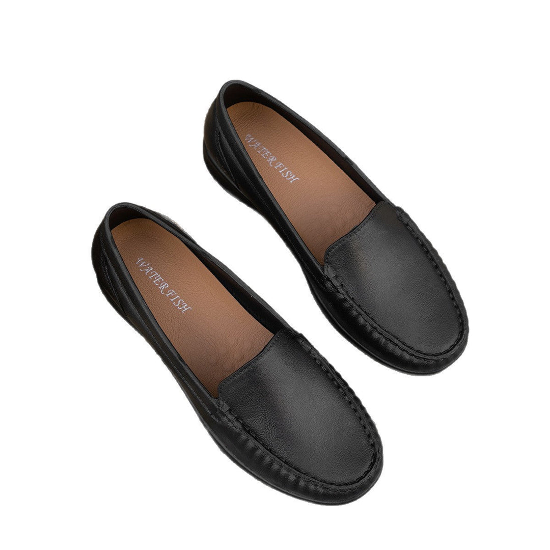 Damen Komfortable Slip-On Mokassins Drune