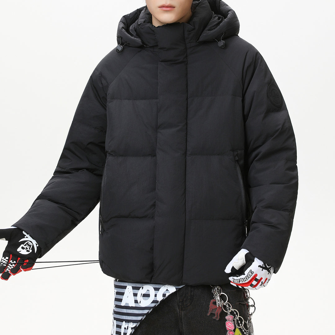 Herren Ultraleichte Steppjacke mit Kapuze Drune