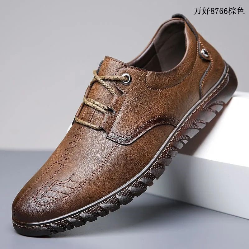 Herren Elegante Ledersneaker Drune