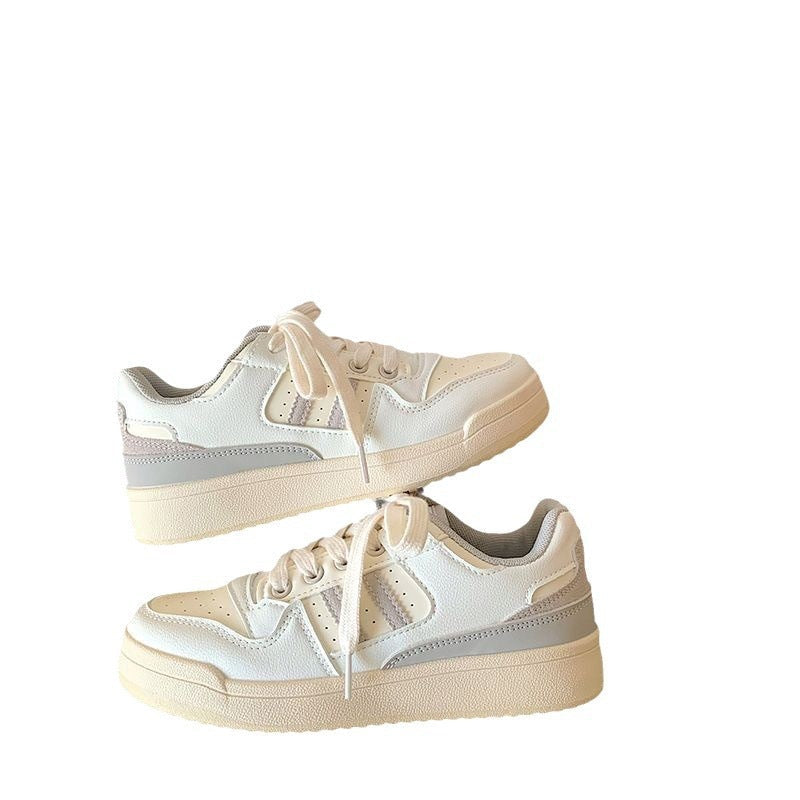 Damen Sneaker mit sportlicher Steppung und rutschfester Sohle Drune