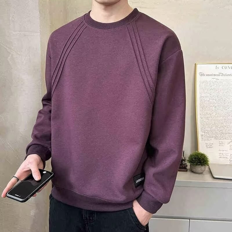 Herren Sweatshirt mit modernem Design und funktionalen Details Drune