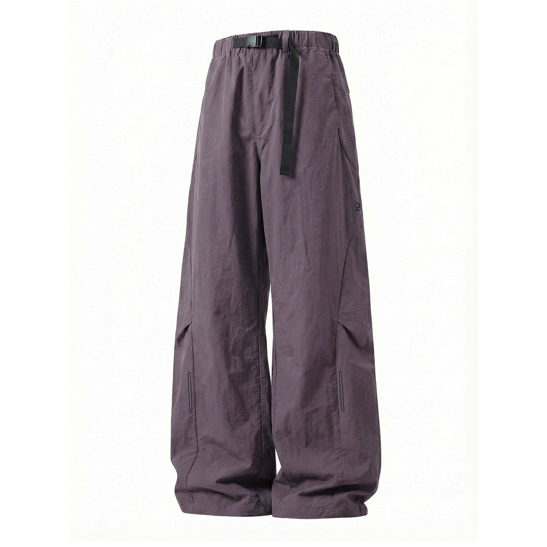 Unisex Ultrabreite technische Cargo-Hose mit integriertem Gurtbund und verstellbarem Beinabschluss Drune