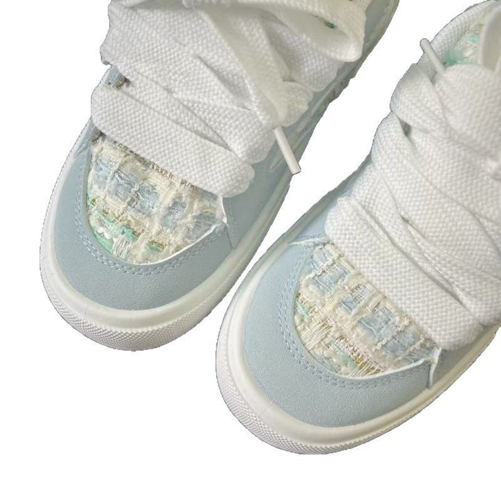 Damen modische Sneakers mit einzigartiger Textur und komfortabler Sohle Drune