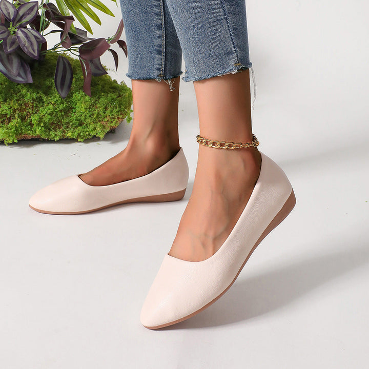 Damen Elegante Ballerinas mit zeitlosem Design und weichem Obermaterial Drune