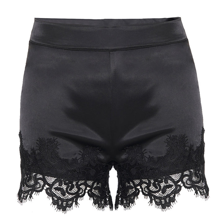Damen Shorts mit eleganter Spitzenverzierung Drune