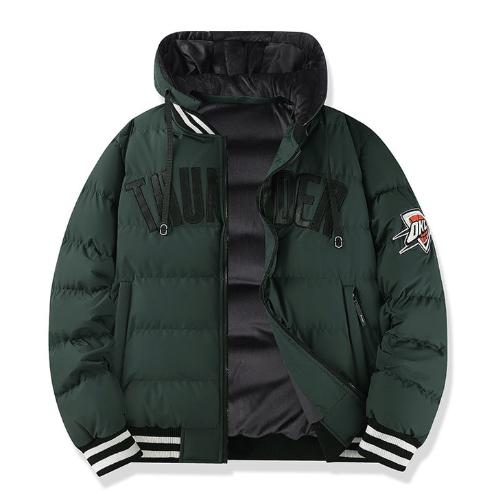 Herren Leichte Steppjacke mit hohen Kragen und praktischen Taschen Drune