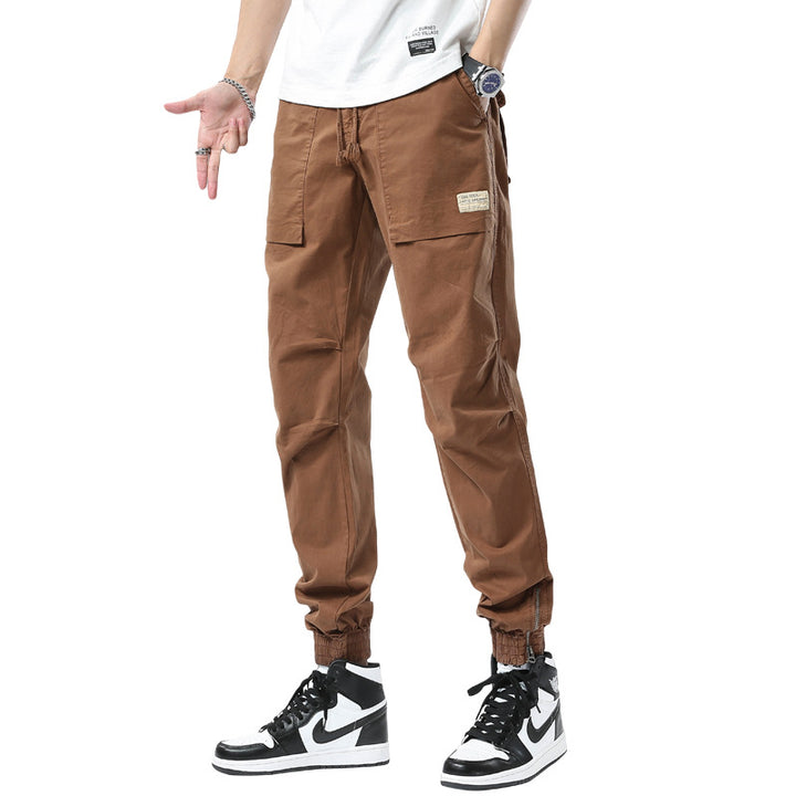 Herren Utility-Joggerhose im Tapered-Cut mit großen Klappfächern und elastischem Knöchelabschluss Drune