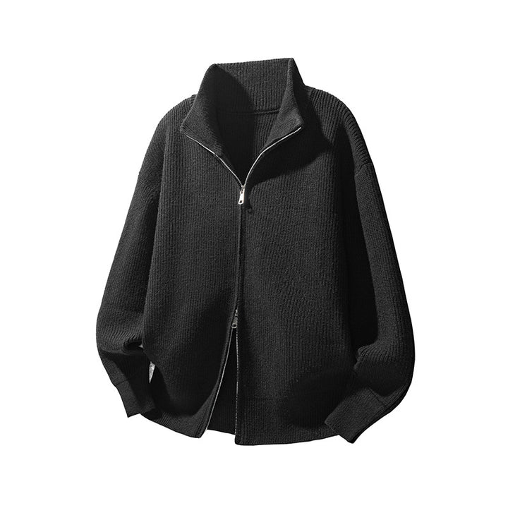 Damen Hochwertiger Strickpullover mit Stehkragen Drune