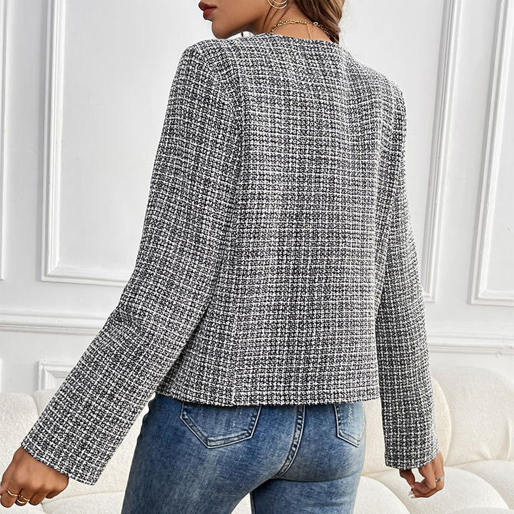 Damen Elegant geschnittene Blazerjacke Drune