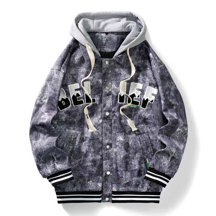 Herren Urbane Freizeitjacke mit Kapuze Drune