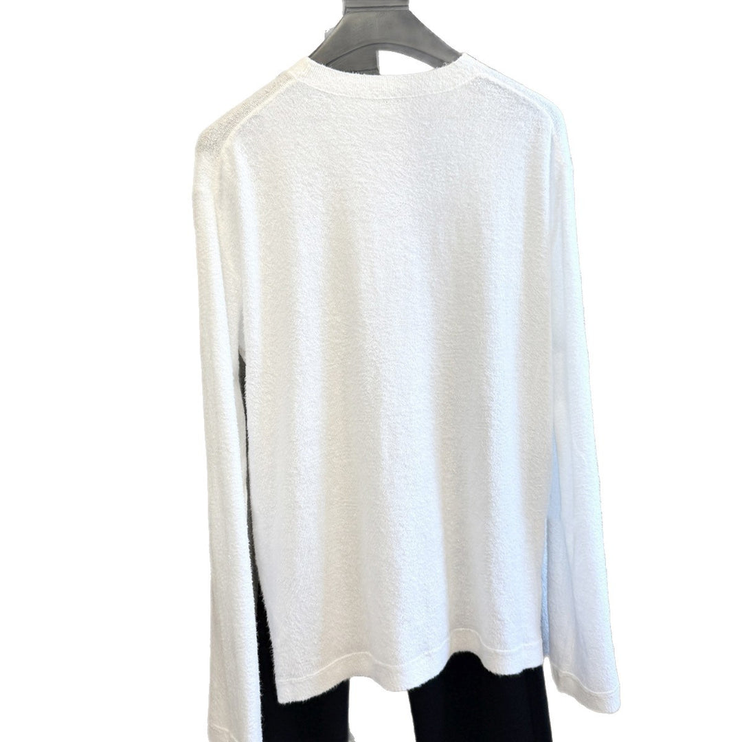 Damen Bequemer Langarmpullover mit lässigem Schnitt Drune